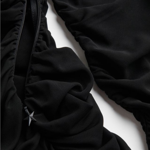 Mugler H&M Gathered One-shoulder Mini Dress - Picture 5 of 5